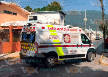 Conductora omite alto y provoca choque con un lesionado en Cd. Victoria, Tamaulipas