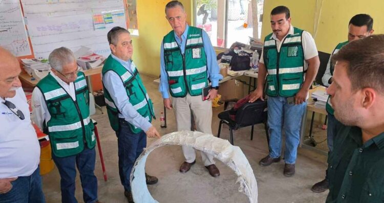 Daño en Acueducto Guadalupe Victoria afectará servicio de agua en Cd. Victoria, Tamaulipas