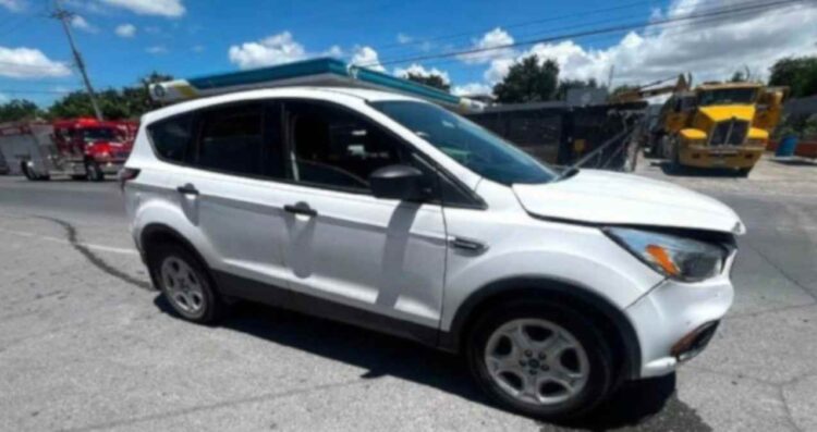 Descuido choque en Nuevo Laredo