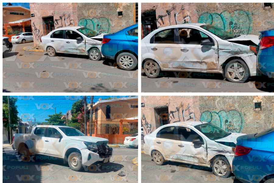 Despistado choque múltiple en Victoria (1)
