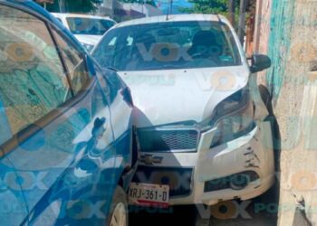 Despistado choque múltiple en Victoria