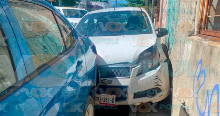 Despistado choque múltiple en Victoria