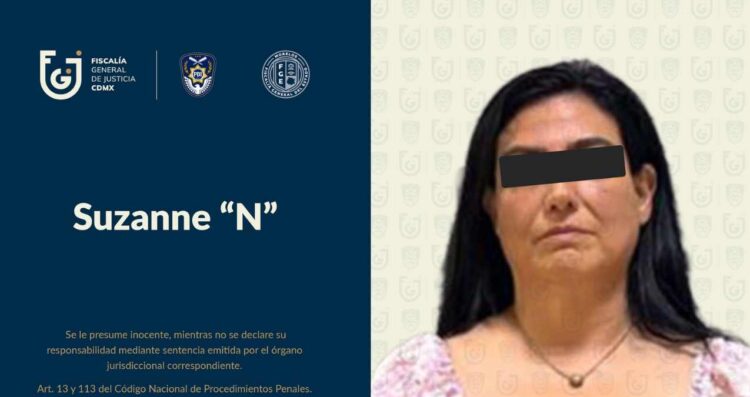 Detienen a Suzanne Faugier por caso ligado a Adela Micha