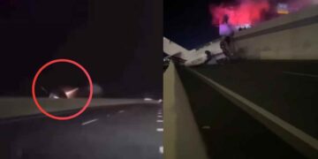 Difunden video del desplome de una avioneta privada en Carretera Loop 20 en Laredo, Texas, que dejó un muerto y varios heridos