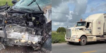 Dos heridos graves tras choque en carretera Matamoros-Reynosa en Tamaulipas