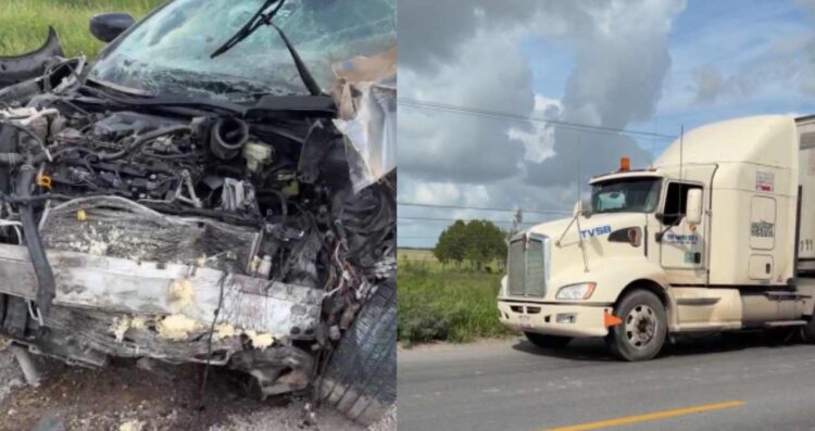 Dos heridos graves tras choque en carretera Matamoros-Reynosa en Tamaulipas