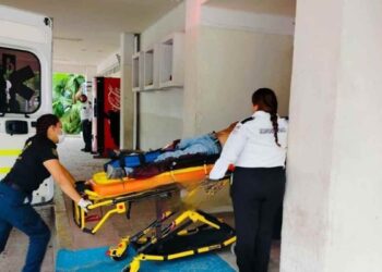El Mante Motociclista lesionado