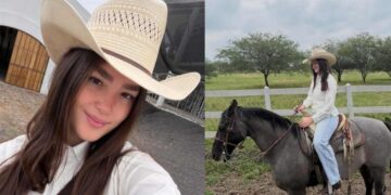 Emily Cinnamon Álvarez presume estilo vaquero durante paseo
