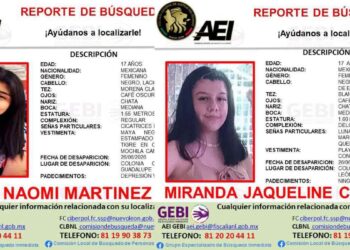 Emiten fichas de búsqueda por dos adolescentes desaparecidas en Nuevo León