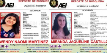 Emiten fichas de búsqueda por dos adolescentes desaparecidas en Nuevo León