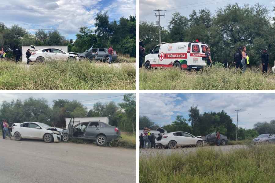 Encontronazo invadir carril en Güémez (1)