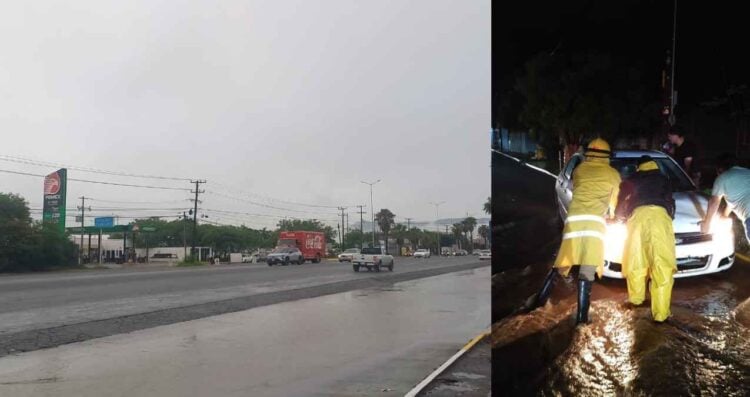 FOTOS: Lluvias dejan encharcamientos y calles inundadas en Ciudad Victoria, Tamaulipas