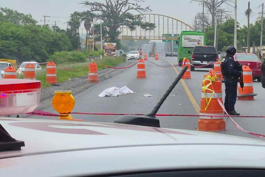 Fallece motociclista tras fuerte accidente en Linares, Nuevo León
