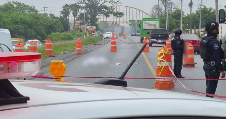 Fallece motociclista tras fuerte accidente en Linares, Nuevo León