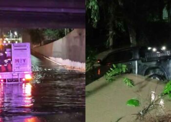 Fuertes lluvias provocan inundaciones en diferentes municipios de Nuevo León