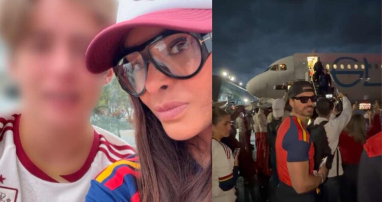 Galilea Montijo vive jornada futbolera junto a Isaac Moreno y su hijo Mateo