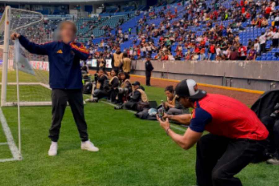 Galilea Montijo vive jornada futbolera junto a Isaac Moreno y su hijo Mateo