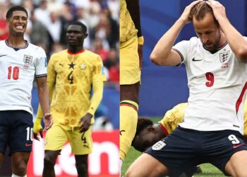 Inglaterra empate Ghana