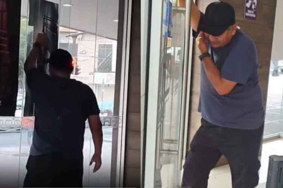 Guardia de seguridad se queda encerrado en el cine tras dormirse en Monterrey, NL