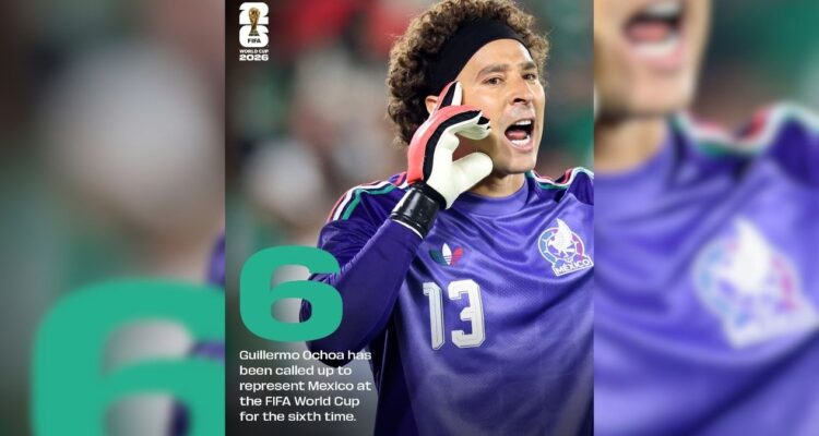 Guillermo Ochoa sexto Mundial