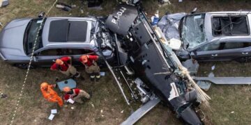 Helicópteros chocan en pleno vuelo y dejan seis víctimas fatales en Río de Janeiro, Brasil