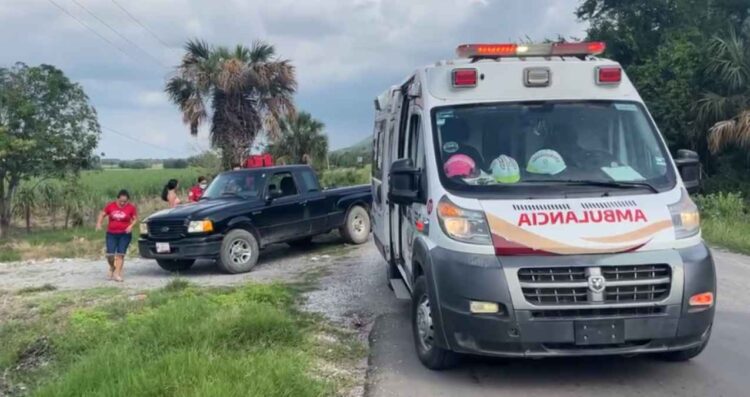 Hombre herida en la cabeza en El Mante