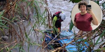 Identifican a mujer que desapareció tras ser arrastrada por la corriente en Guadalupe, NL, tras las intensas lluvias