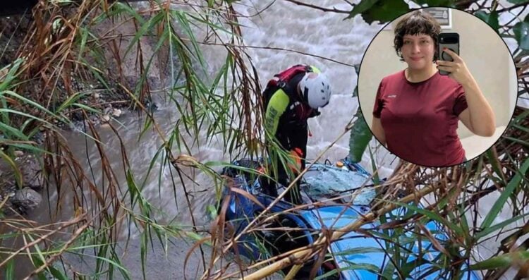 Identifican a mujer que desapareció tras ser arrastrada por la corriente en Guadalupe, NL, tras las intensas lluvias
