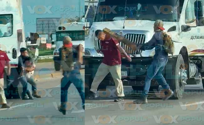 Identifican a trabajador de limpieza que fue golpeado con un madero en Altamira, Tamaulipas