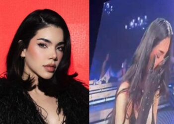 Kenia Os rompe en llanto en pleno concierto y desata rumores de separación