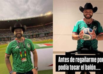 Leonardo Aguilar recibe regaño tras triunfo de México en CDMX