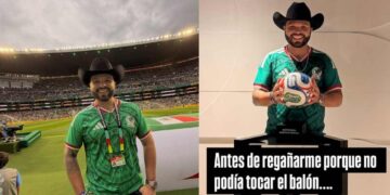 Leonardo Aguilar recibe regaño tras triunfo de México en CDMX