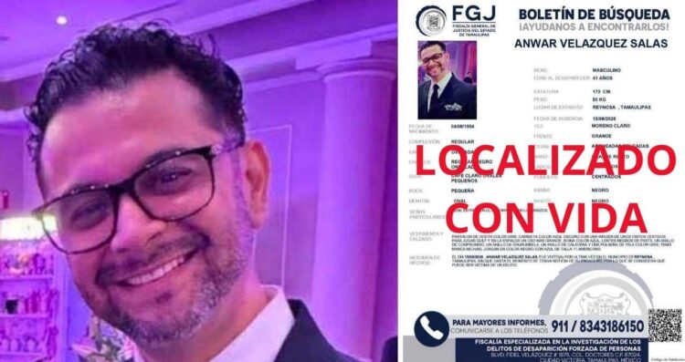 Localizan con vida a empresario tras reporte de desaparición en Reynosa, Tamaulipas