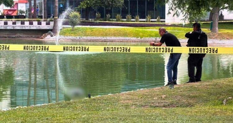 Localizan cuerpo de hombre en lago de Torres Moradas en Monterrey, NL