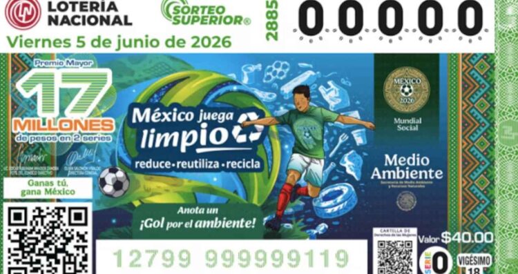 Lotería Nacional anuncia los números ganadores del Sorteo Superior 2885