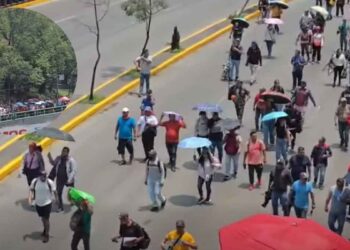 Manifestación de la CNTE provoca cierres en la CDMX este martes | VIDEO