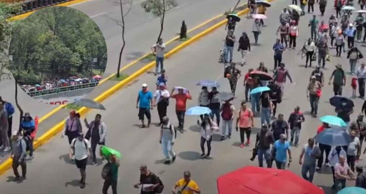 Manifestación de la CNTE provoca cierres en la CDMX este martes | VIDEO