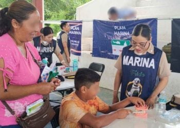 Marina lleva atención médica gratuita a comunidades rurales del sur de Tamaulipas