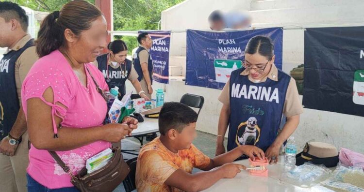 Marina lleva atención médica gratuita a comunidades rurales del sur de Tamaulipas