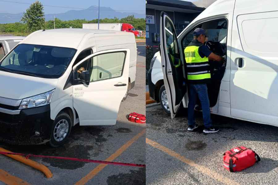Masculino pierde la vida a bordo de su camioneta en Villagrán, Tamaulipas