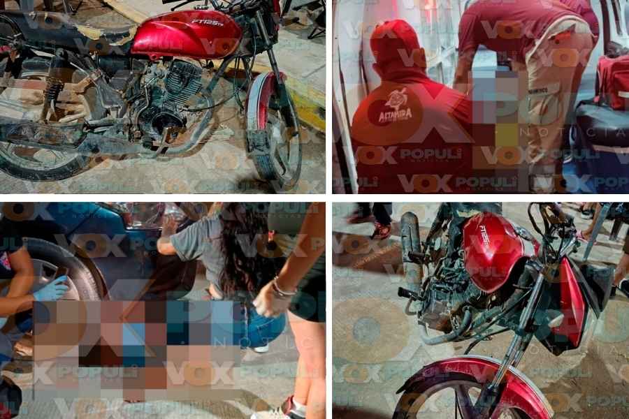 Menor en motocicleta atropella y deja herida a niña en Altamira, Tamaulipas