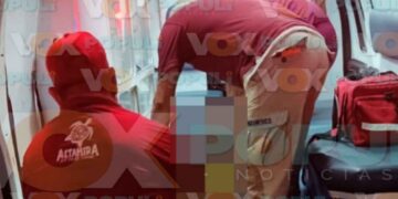 Menor en motocicleta atropella y deja herida a niña en Altamira, Tamaulipas