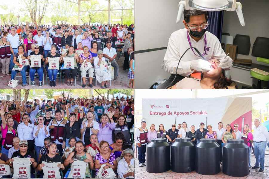 Mercado de Bienestar llega a Abasolo, Tamaulipas