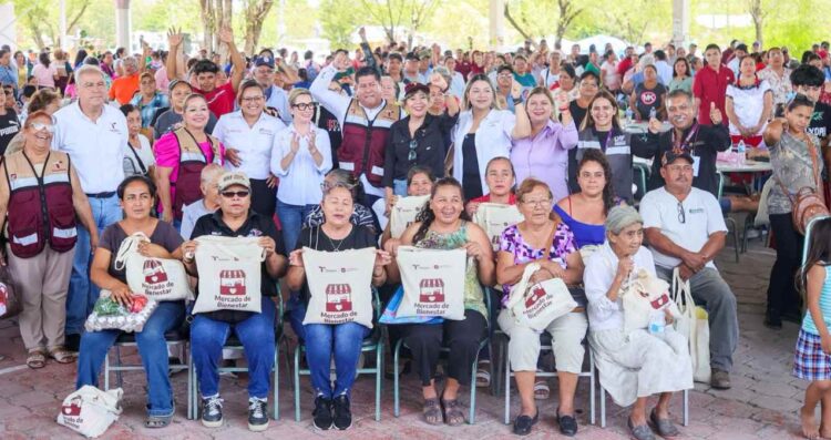 Mercado de Bienestar llega a Abasolo, Tamaulipas