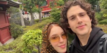 Mía Rubín y Tarik Othón disfrutan romántico viaje por Japón