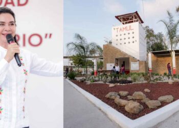 Mónica Villarreal bienestar en Tampico