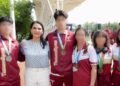 Mónica Villarreal reconoce el triunfo de Tampico quien se lleva 94 medallas de las 186 que se ganaron los atletas Tamulipecos