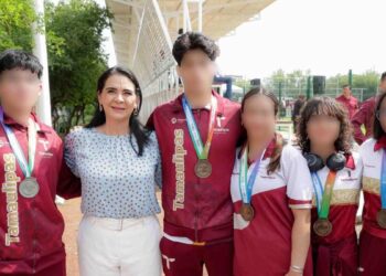 Mónica Villarreal reconoce el triunfo de Tampico quien se lleva 94 medallas de las 186 que se ganaron los atletas Tamulipecos