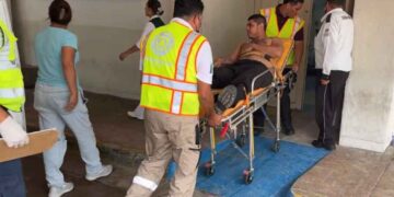 motociclista explosión neumático El Mante