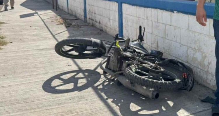 Motociclista hospital accidente en Matamoros